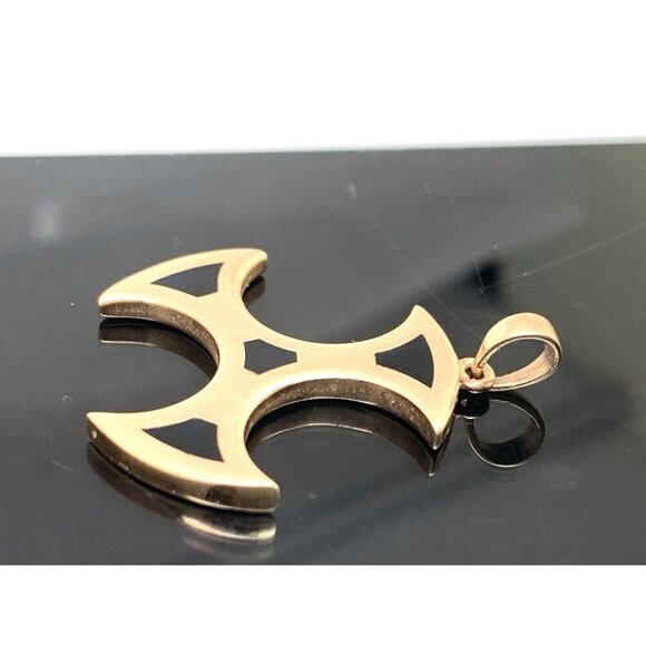 Glamira 14K Rose Gold Pendant Gerard Celtic Cross Talisman of Sacred 3 Symbol - Picture 3 of 7